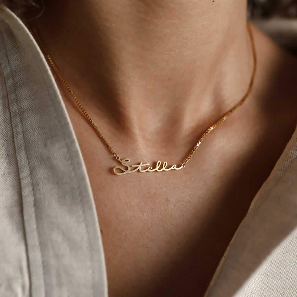 The Signature Script Name Necklace