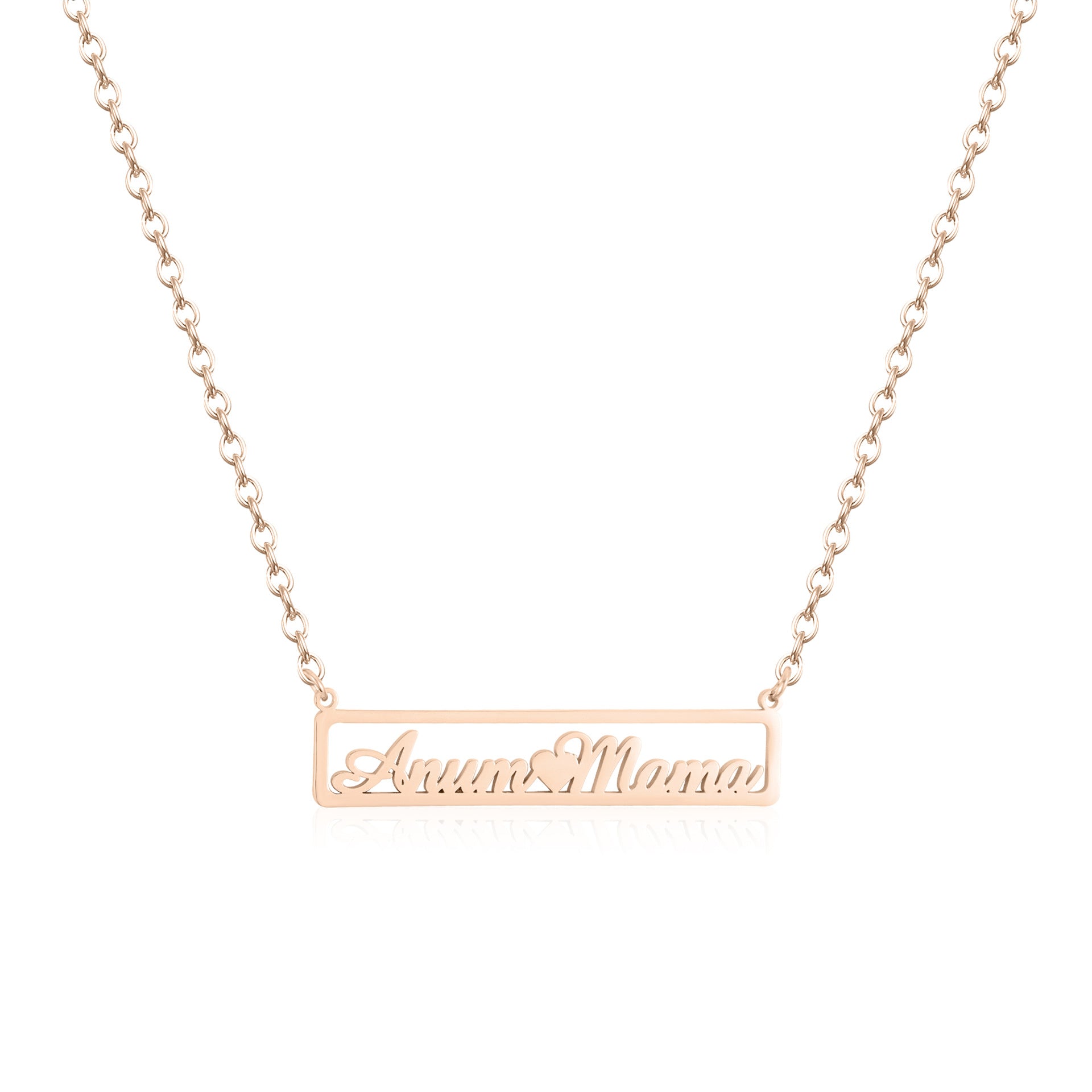 The "Mum" Love Bar Necklace