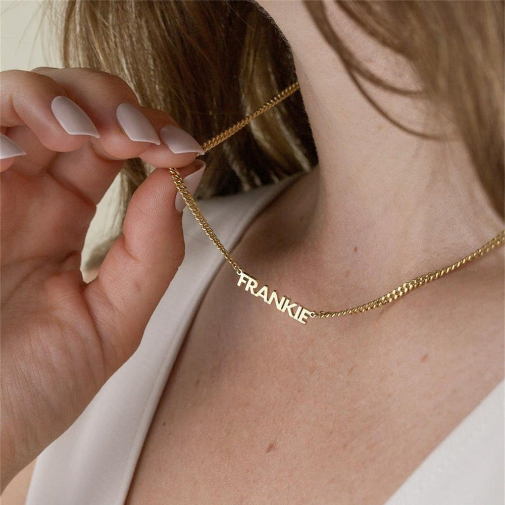 The Minimalist Name Necklace