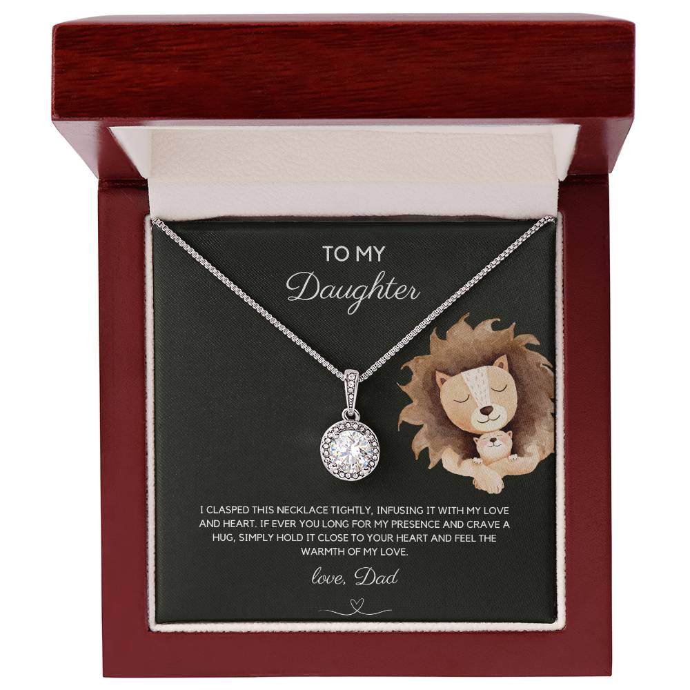 To My Daughter - Infused Love - Eternal Hope Necklace - Love Dad