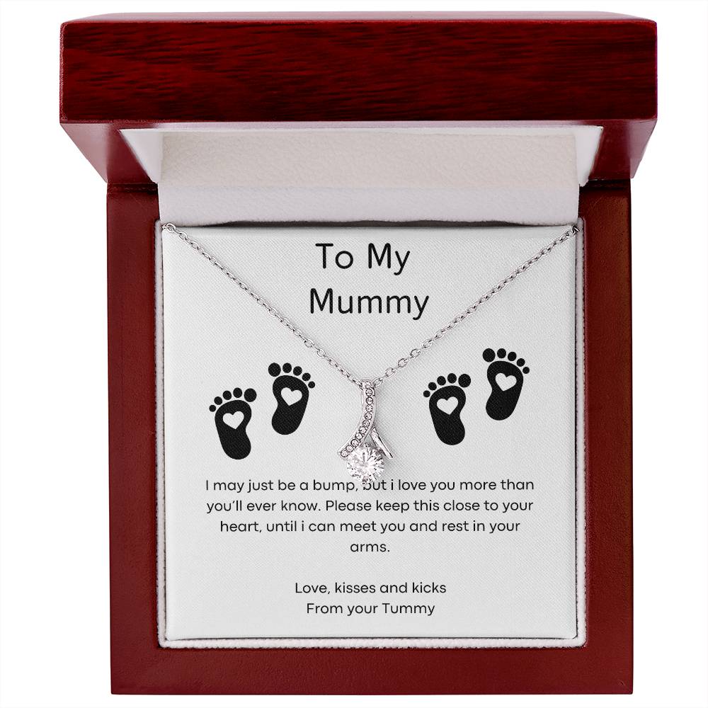 To My Mummy - Small Bump -Alluring Beauty Necklace