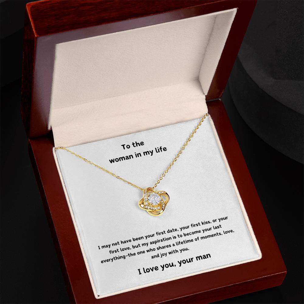 Women In My Life - Your Last Everything - Love Knot Necklace - Love Your Man