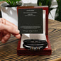 To My Man - Always Remember - Love Bracelet - Love You Forever