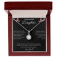 To My Beautiful Daughter - Never Forget - Eternal Hope Necklace - Love Dad