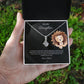 To My Daughter - Infused Love - Alluring Beauty Necklace - Love Dad