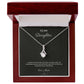 To My Daughter - I Cherish You - Alluring Beauty Necklace - Love Mum