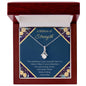 A Ribbon Of Strength - Keep Shining - Alluring Beauty Necklace