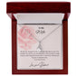 To My Wife - You Complete Me - Alluring Beauty Necklace - Love your Husband
