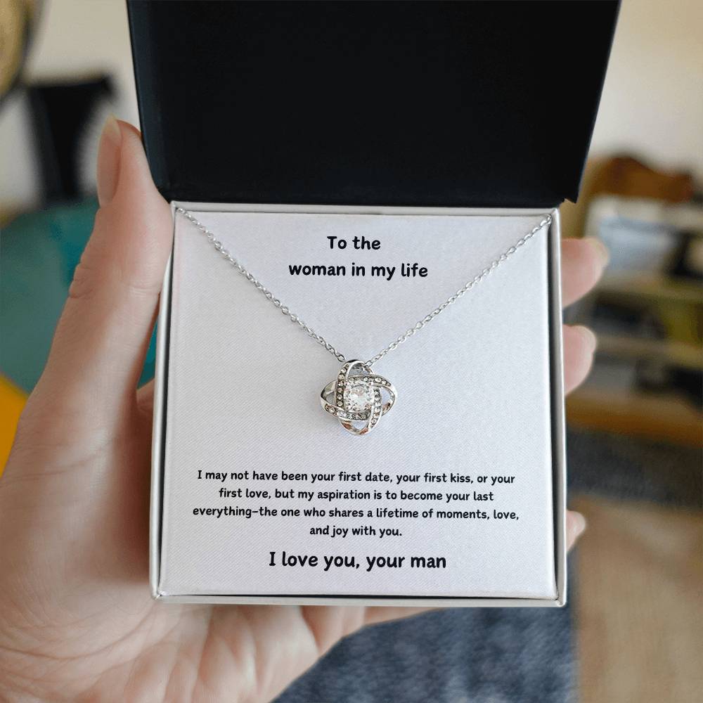Women In My Life - Your Last Everything - Love Knot Necklace - Love Your Man