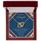 A Ribbon Of Strength - Keep Shining - Interlocking Hearts Necklace