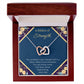A Ribbon Of Strength - Keep Shining - Interlocking Hearts Necklace