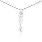 [LIMITED TIME ONLY] From Pressure, Comes Diamonds - Never Forget That I Love You |  Birth Flower Name Necklace